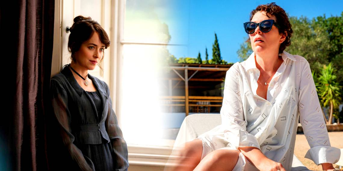 Olivia-Colman-and-Dakota-Johnson